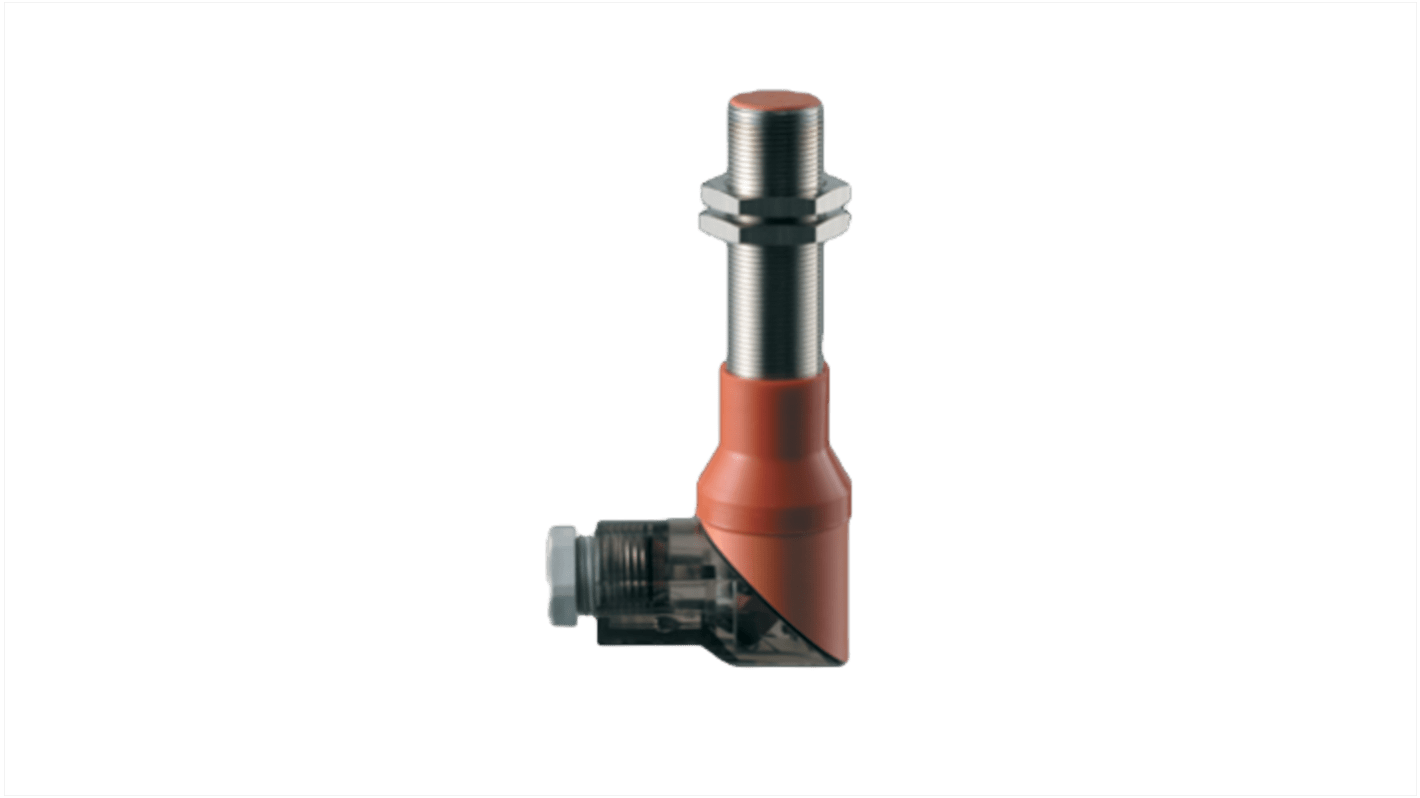 Sensore di prossimità induttivo cilindrico Schmersal IFL 5-18L-10/01P, PNP, M8, rilevamento 5 mm, IP67, alimentazione 10-60 V dc.
