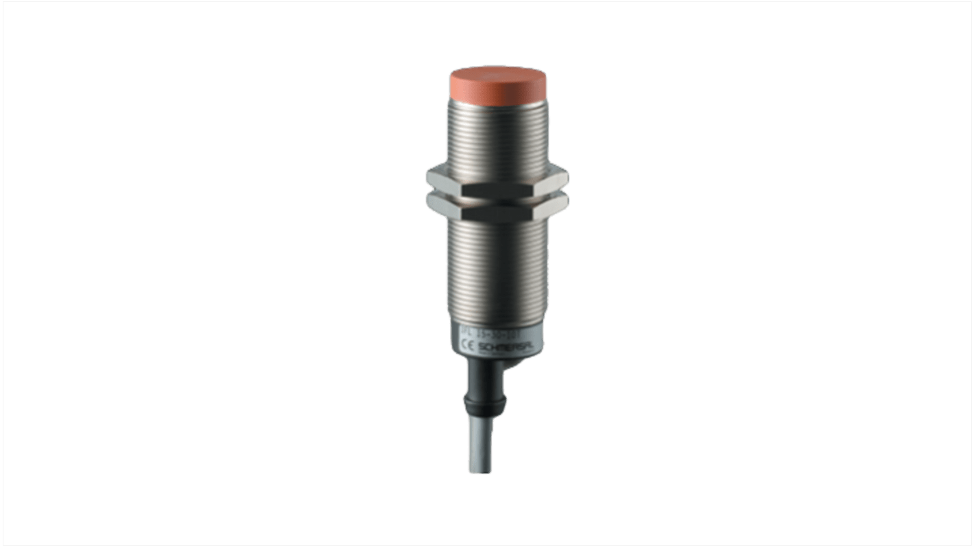 Sensore di prossimità induttivo cilindrico Schmersal IFL 15-30-01T, design M30, grado di protezione IP67, rilevamento fino a 15 mm.