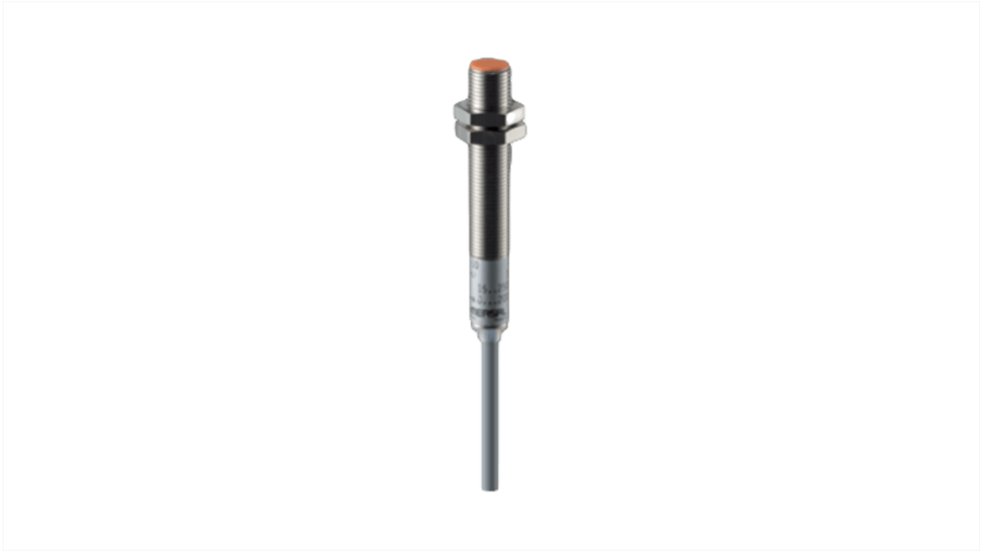 Sensore di prossimità induttivo cilindrico Schmersal IFL 4B-12-10, M12 x 1, rilevamento 4 mm, custodia metallica, IP67.