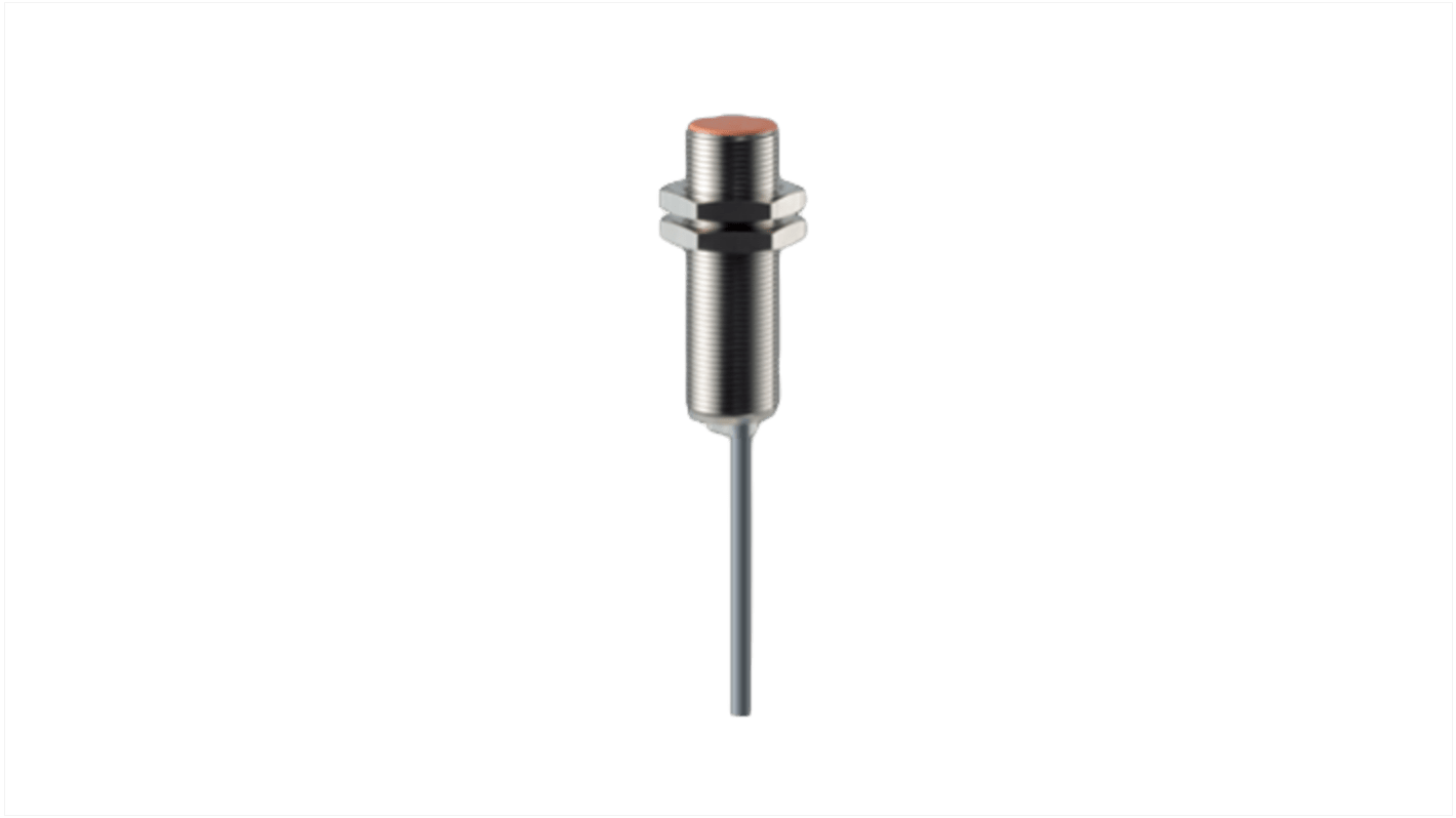 Schmersal IFL 5-18-10P, sensore induttivo cilindrico M8, rilevamento 5 mm, alimentazione 15-250 V ac, grado di protezione IP67.