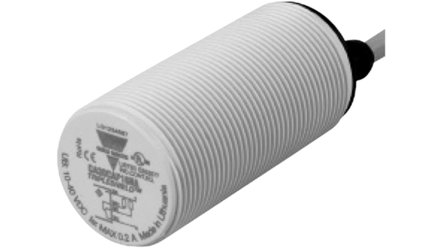 Sensore capacitivo cilindrico Carlo Gavazzi CA30CAF16PA, M30 x 1.5, PNP NA + NC, rilevamento 2-16 mm, IP67/IP69K.