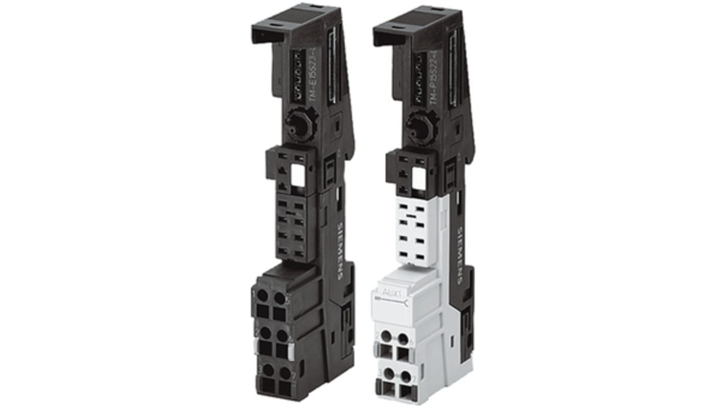 Modulo terminale Siemens 6ES7193-4CB30-0AA per sistema IO ET 200S, progettato per integrazione in automazione industriale.