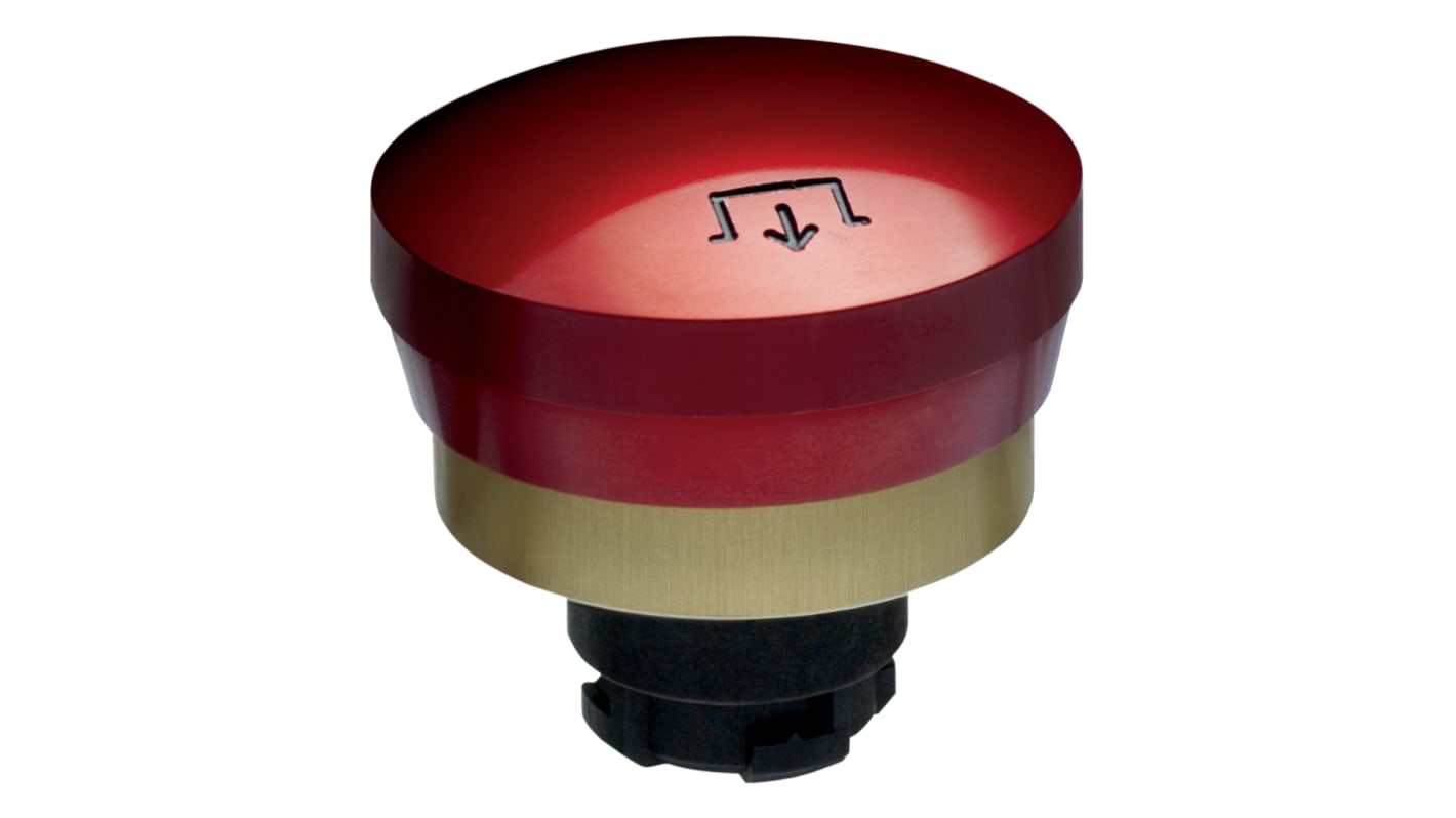 Attuatore pulsante instabile Schmersal EX-RDRZ45, diametro foro 22,3 mm, rosso, testa a fungo, certificato IECEx.