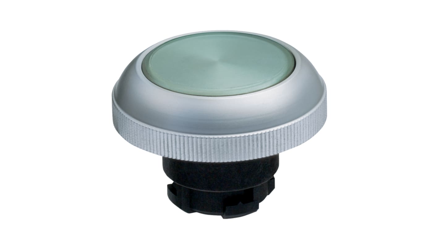 Attuatore pulsante instabile Schmersal EX-RDM, diametro 22,3 mm, verde, forma rotonda, certificato IECEx.