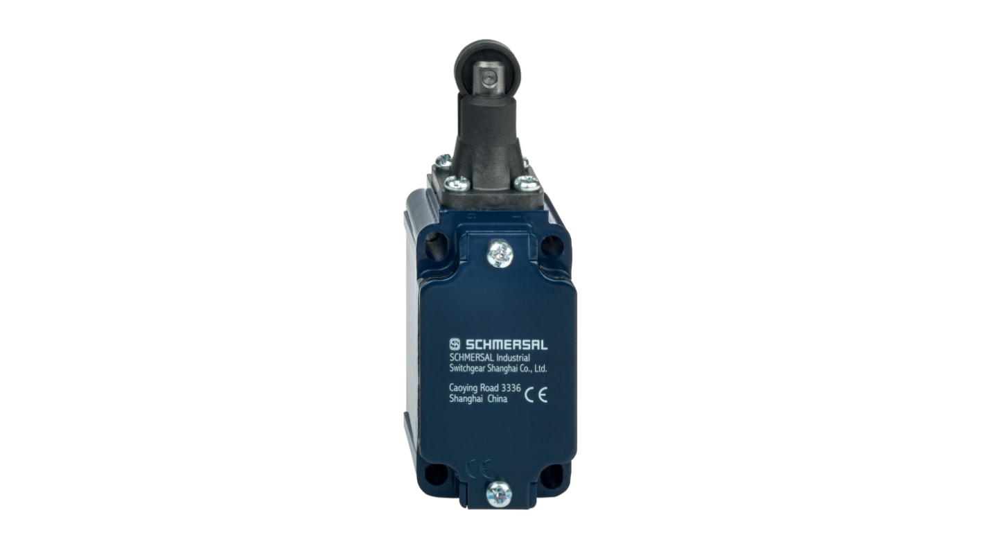 Interruttore di interblocco di sicurezza Schmersal EX-TR335-11Y, tasto a rotella, 1 contatto ausiliario, grado di protezione IP65.