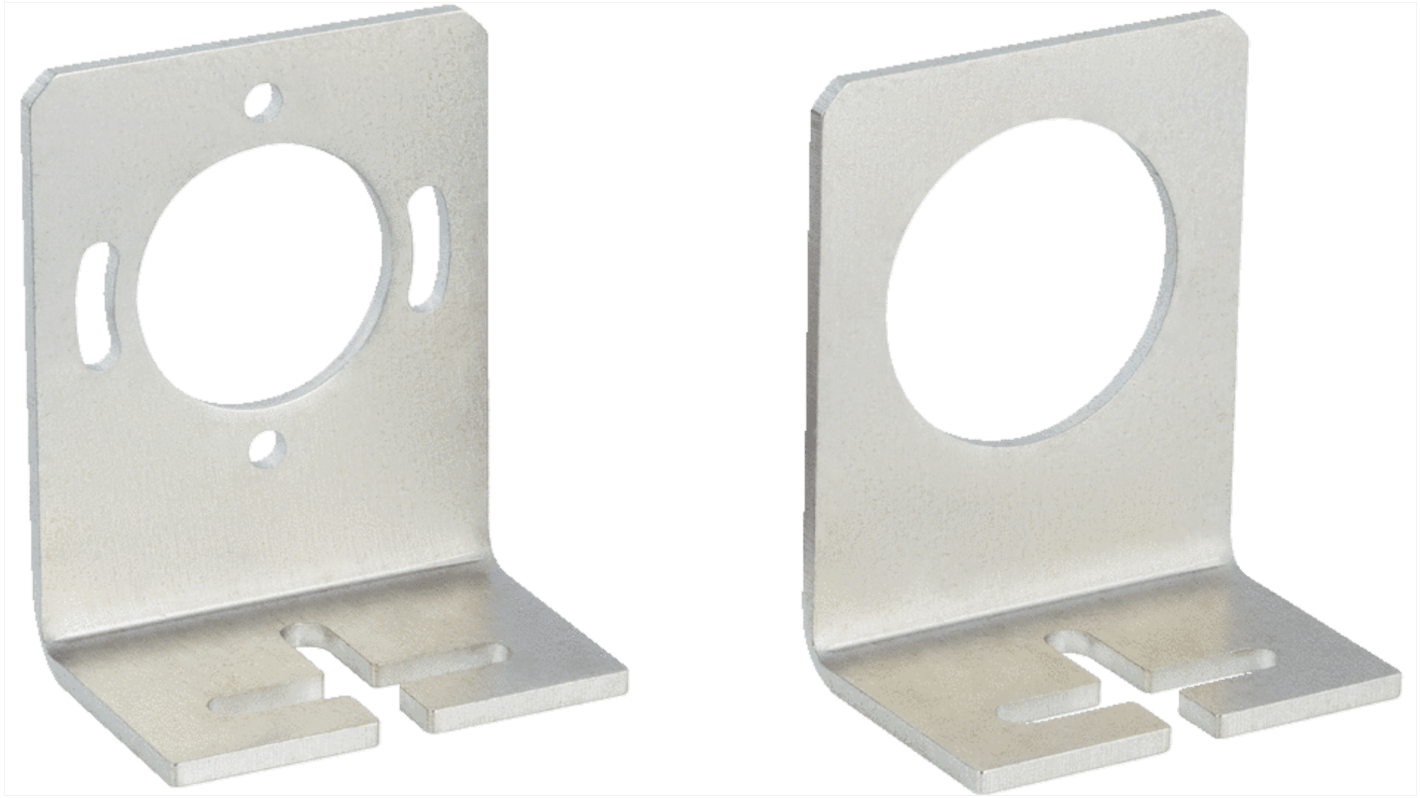 Staffa di montaggio Sick BEF-WK-IPG2 in acciaio inox, per sensori, include staffe destra e sinistra, montaggio a pannello.