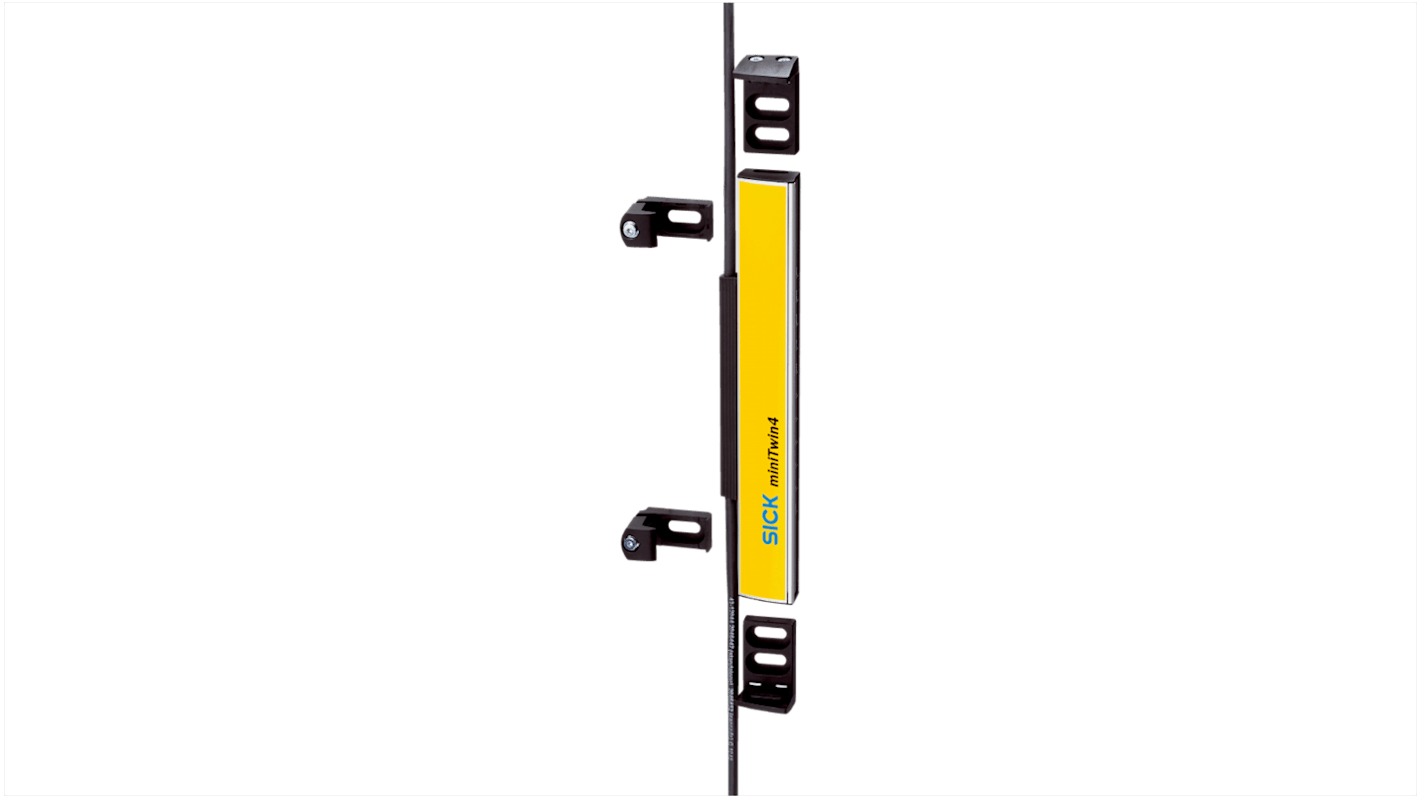 Barriera fotoelettrica Sick C4MT-07814ABB04FE0, risoluzione 14 mm, altezza 780 mm, distanza rilevamento 4-5 m, alimentazione 24 V.