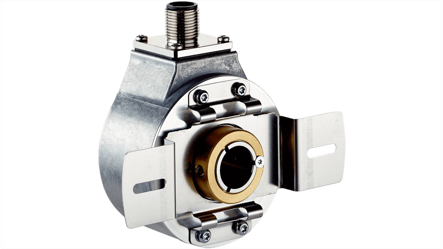 Encoder incrementale Sick DBS60E-BEEC01024, 1024 impulsi/giro, montaggio a flangia, IP65, diametro albero 8 mm.