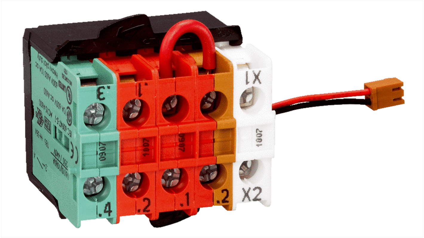 Pulsante di arresto di emergenza Sick ES21CH2111, montaggio a pannello, rosso, 1 NA e 2 NC, dimensioni 44.6x45.3mm.