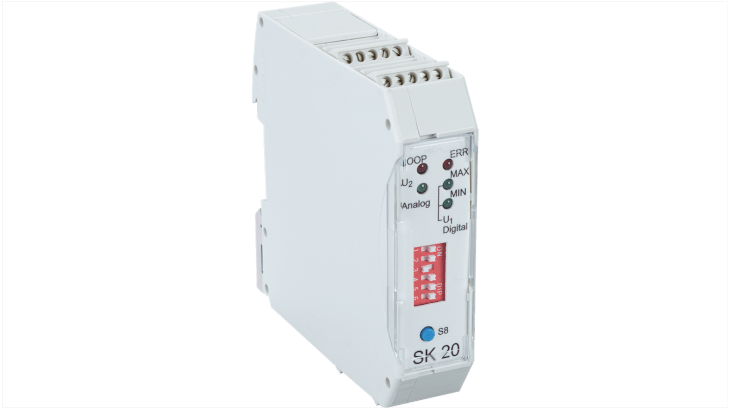 Convertitore di segnale Sick HN.SK20.2, da SSI a analogico, con uscita 0-20 mA e 0-10 V per applicazioni industriali.