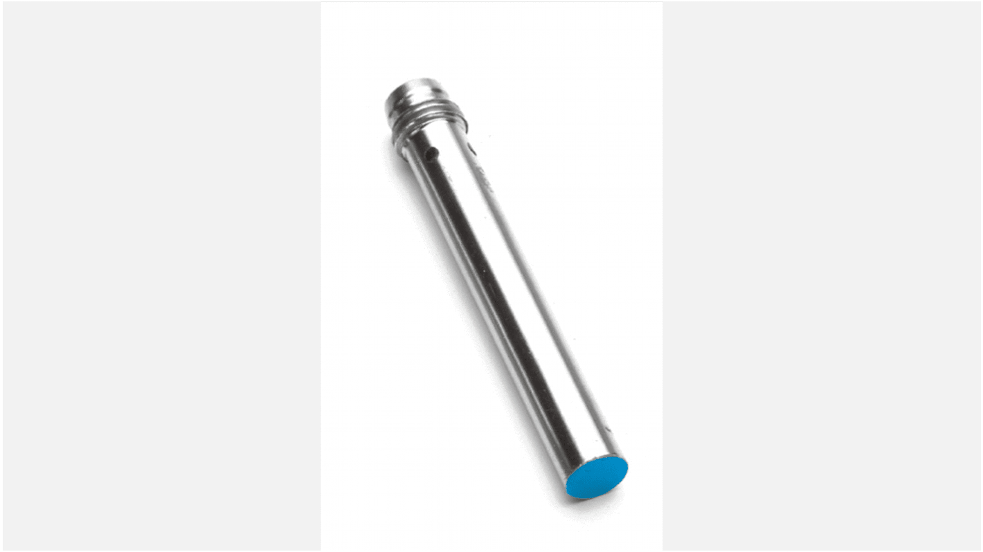 Sensore di prossimità induttivo cilindrico Sick IH06-02BPO-VTK, PNP, M8, rilevamento 2 mm, IP67, acciaio inox, -25/+70 °C.