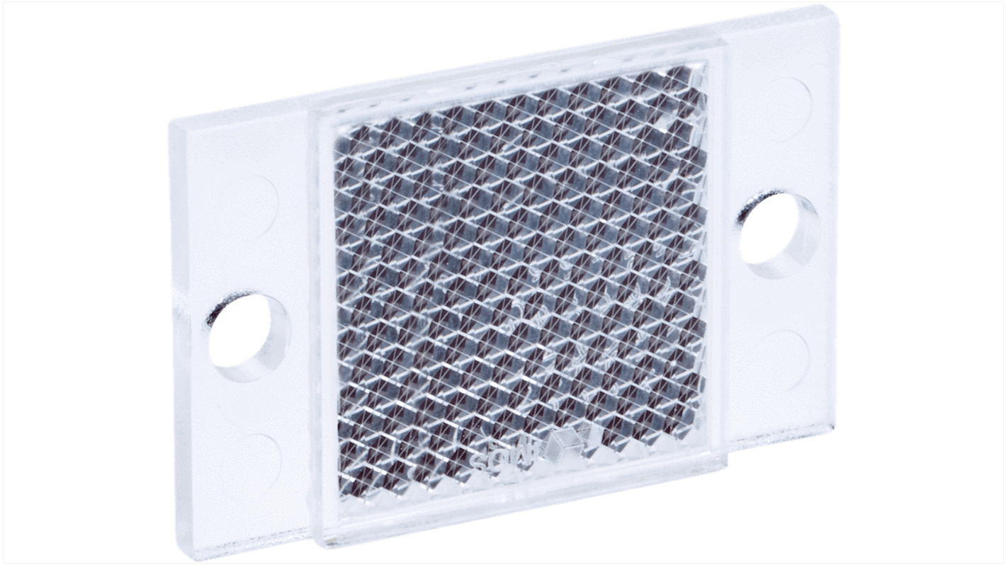 Riflettori Sick PL10FH per sensori, montaggio a telaio, in PC, operativi da -30 a +99 °C, per oggetti trasparenti.
