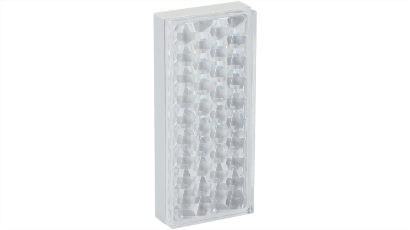 Sensore di prossimità Sick PL21AS01, riflettore angolare 18 mm x 40 mm, temperatura operativa -20/+65 °C, materiali PMMA e ABS.