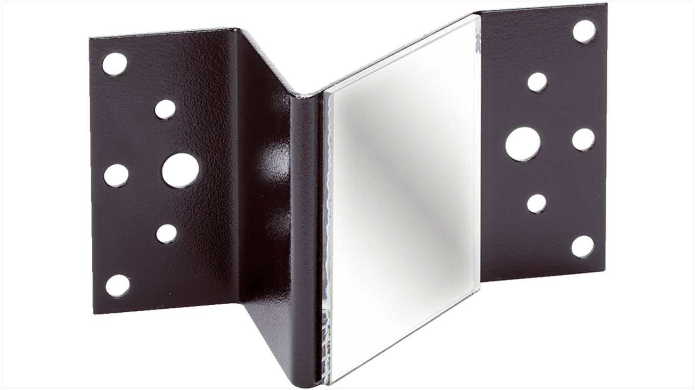 Specchio deflettore Sick PSK45-2 in vetro, montaggio a telaio, per integrazione con sensori in applicazioni industriali.