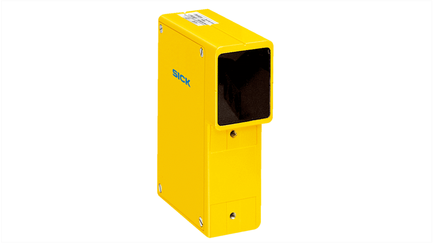 Scanner laser di sicurezza Sick WSU26/3-103A00S01, tipo 4, distanza di rilevamento 70 m, dimensioni 116 x 156 x 50 mm.