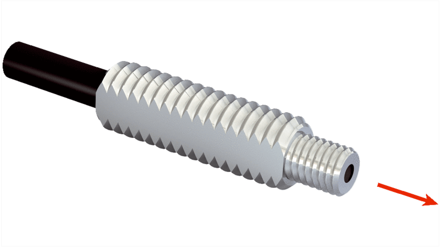 Sensore per fibre ottiche Sick LL3-TH01 in plastica, lunghezza 2m, operatività da -40°C a +100°C, adatto per automazione industriale.