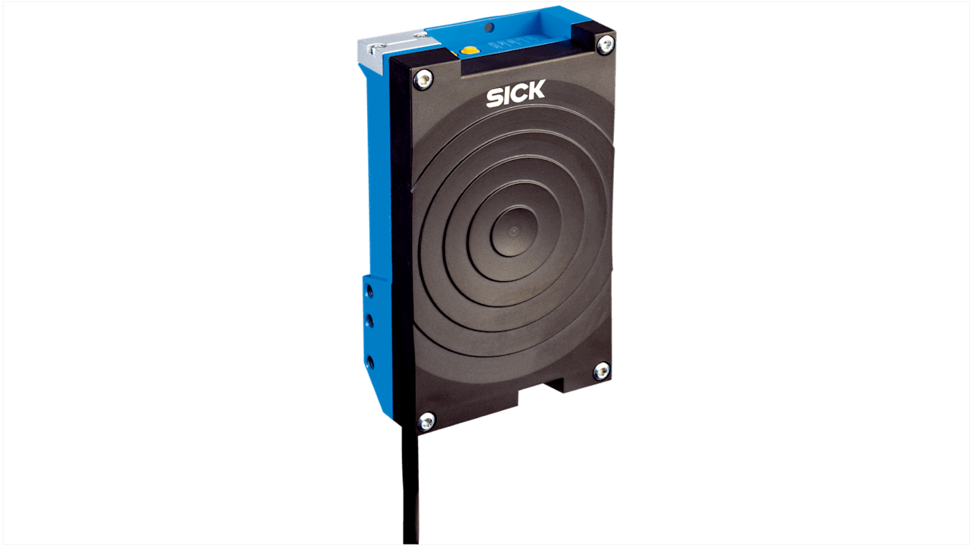Lettore fisso Sick RFH620-1000001 per RFID, distanza di lettura 150 mm, dimensioni 147 x 88 x 39 mm.