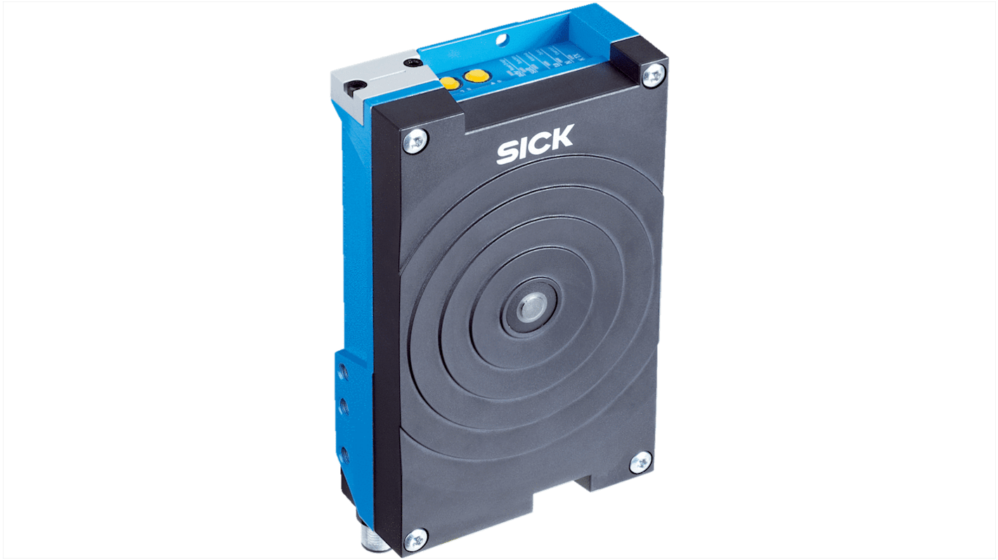 Transponder RFID Sick RFH630-1102101, lettura fino a 240 mm, interfaccia RS-232, dimensioni 147 x 88 x 39 mm.