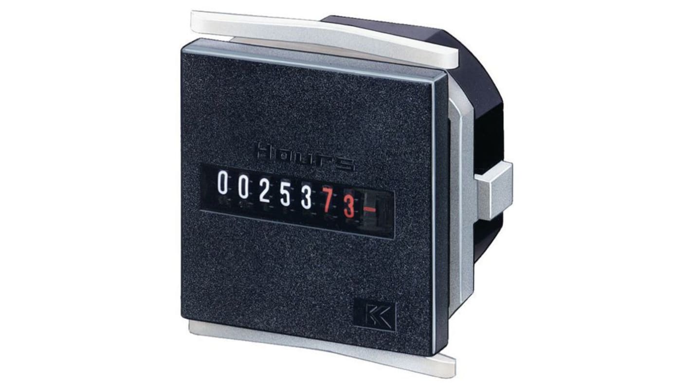 Contatore display analogico Kübler 3.220.401.071, 7 cifre, montaggio a pannello, alimentazione 10-30 V CC, protezione IP52.