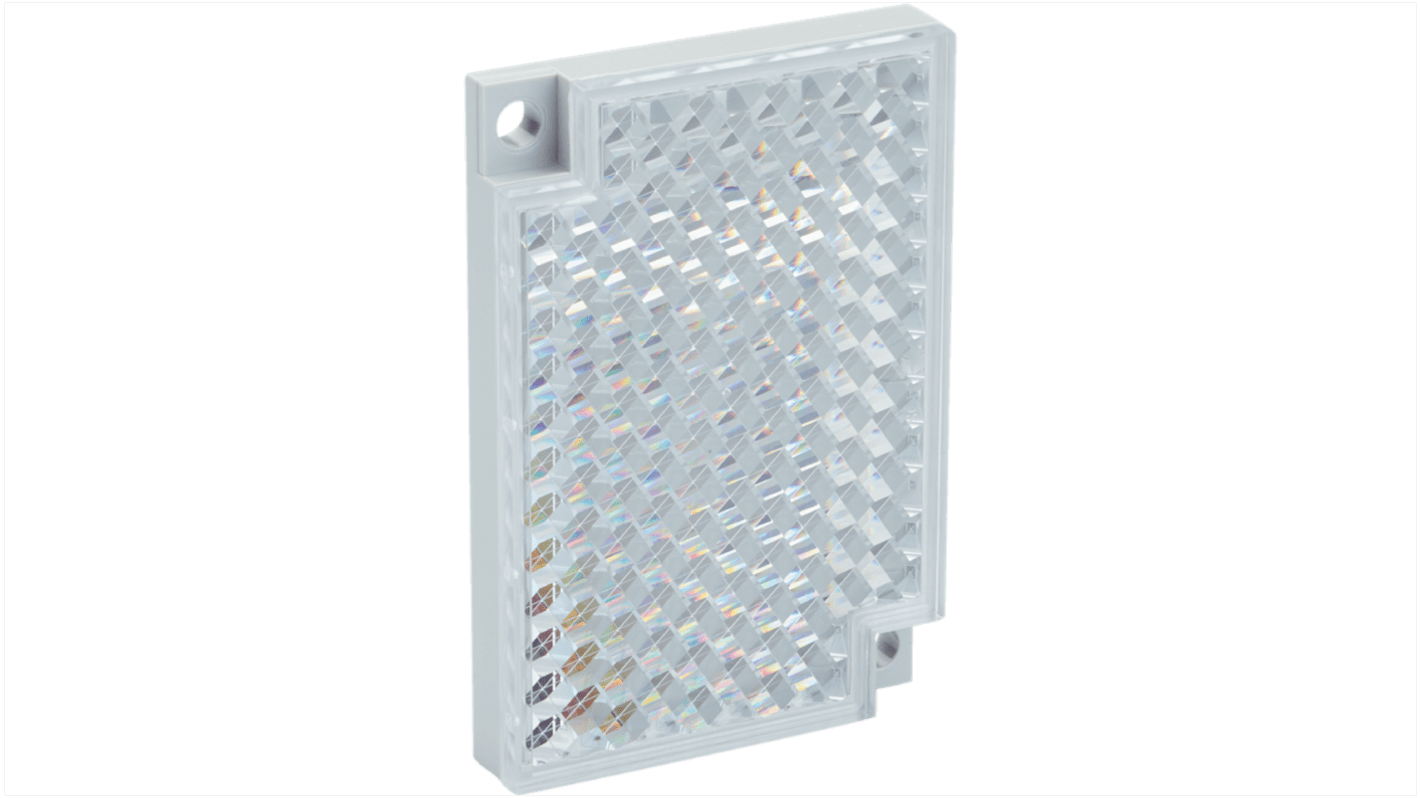 Sensore di prossimità induttivo Sick PL40B con riflettore rettangolare, montaggio a vite M3, materiale PMMA/ABS.