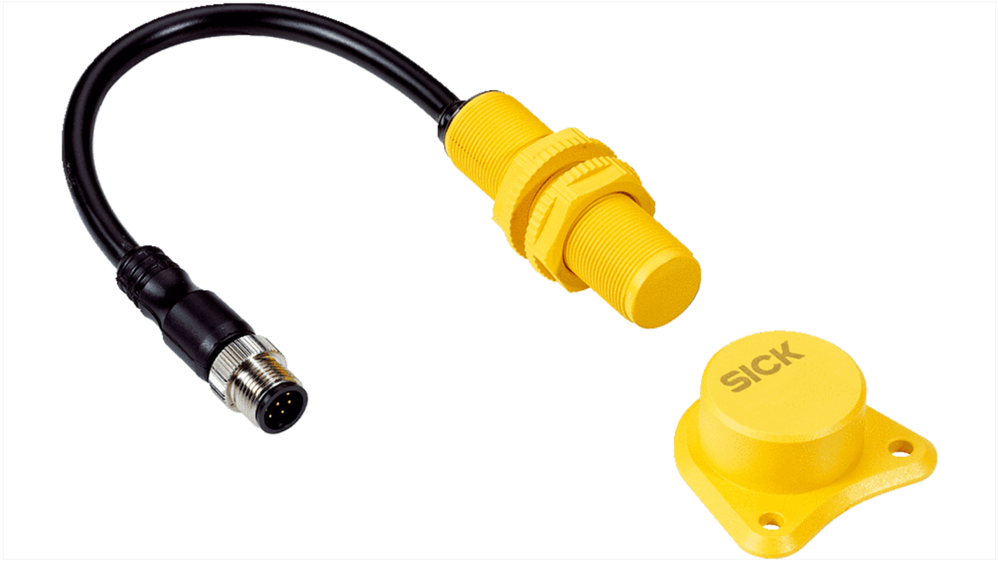 Interruttore di interblocco di sicurezza Sick TR4-SBM02CB, grado di protezione IP67/IP69K, dimensioni 67.1mm, tensione 24V cc.