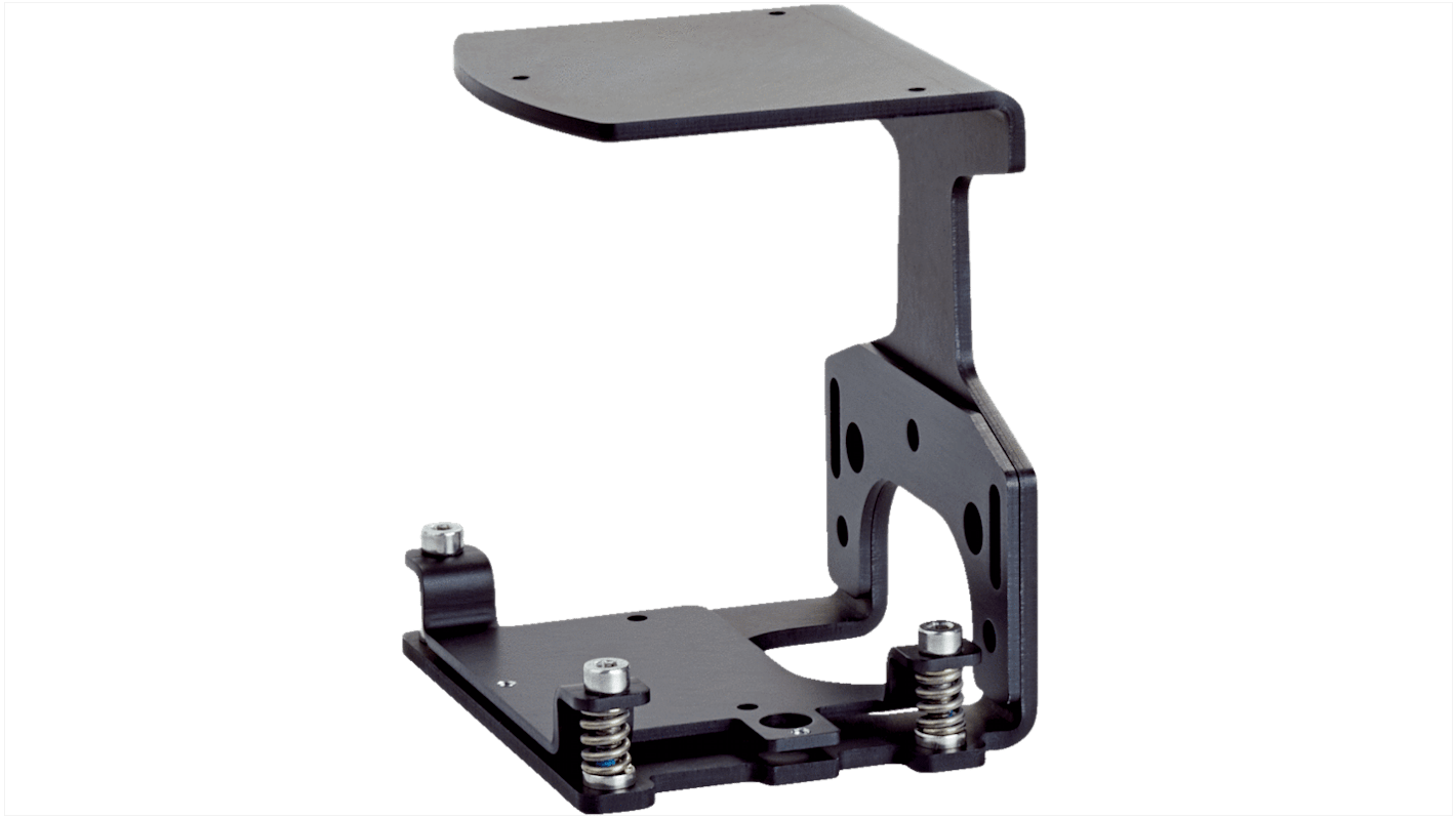Staffa Sick 2086761 in alluminio anodizzato, compatibile con TiM, per montaggio e allineamento preciso.