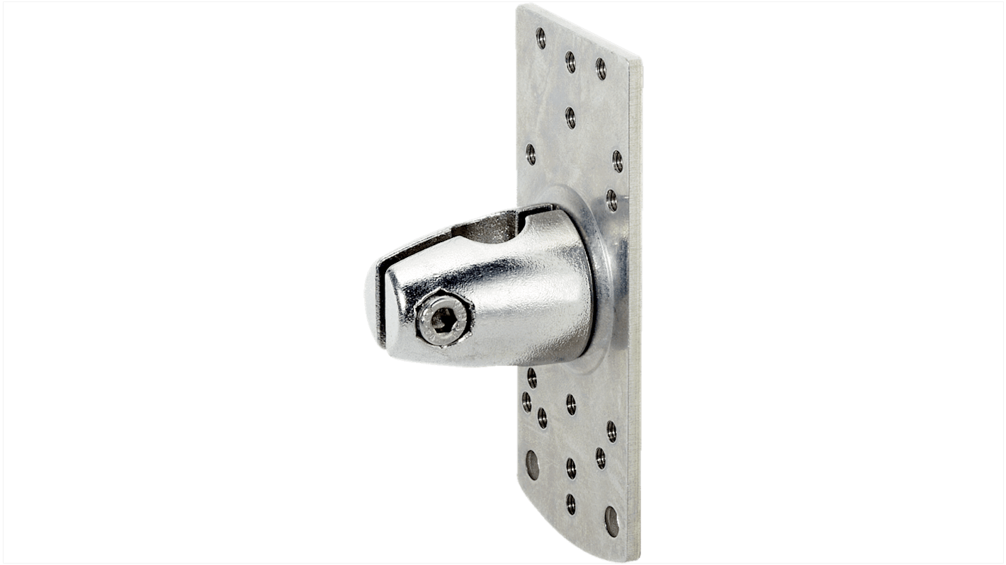 Sistema di morsetti universali Sick BEF-KHS-N03 in acciaio zincato, progettato per montaggio e allineamento di sensori.