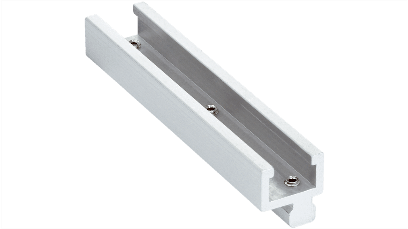 Staffa di montaggio Sick BEF-KHZ-CT45 in alluminio per sensori, compatibile con guide SMC CDQ2, montaggio a pannello.