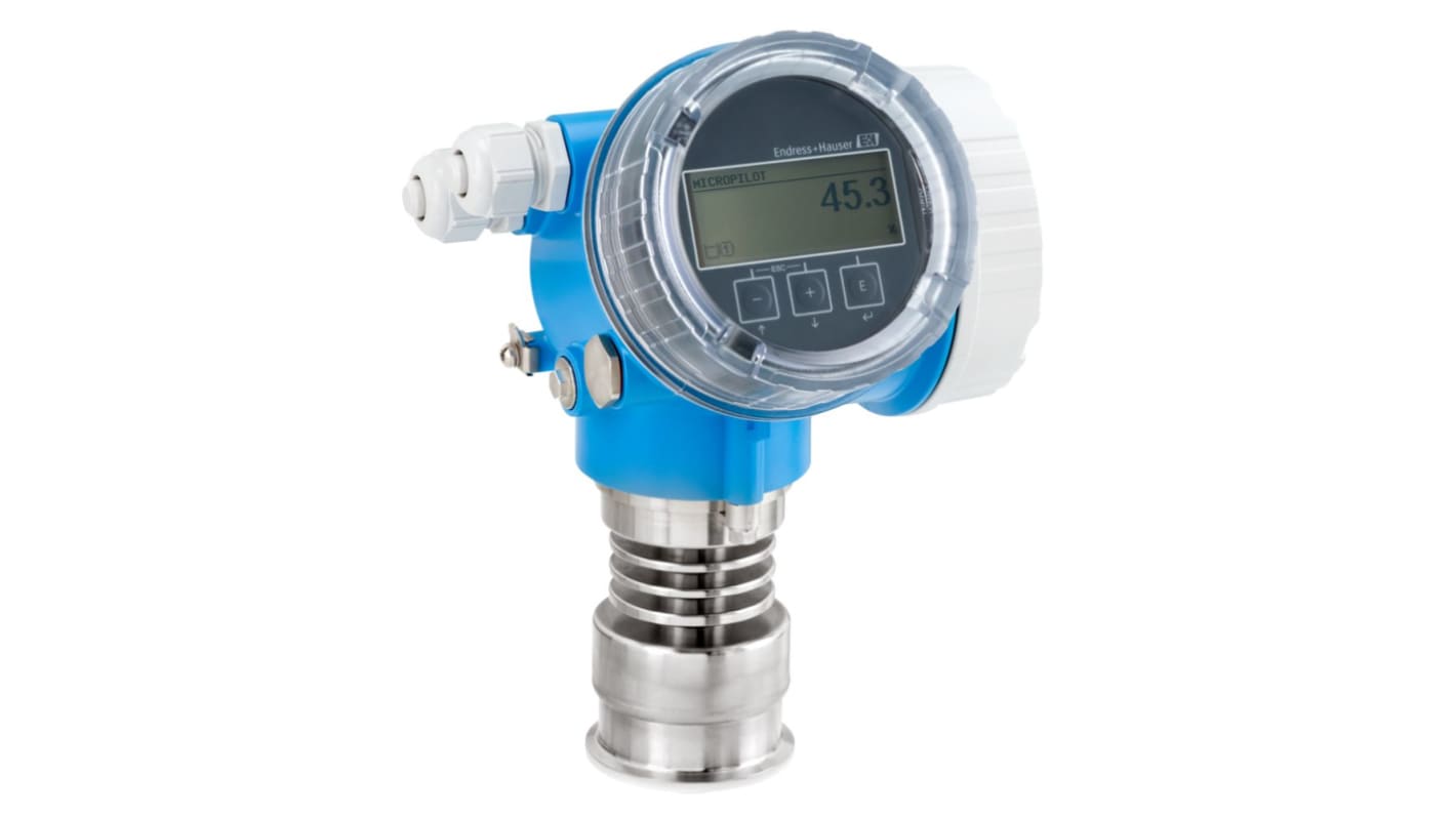 Endress+Hauser FMR52-AAACCABPCHK, sensore radar Micropilot per misurazione di livello, montaggio a flangia, corpo in alluminio e acciaio inox, certificato ATEX.