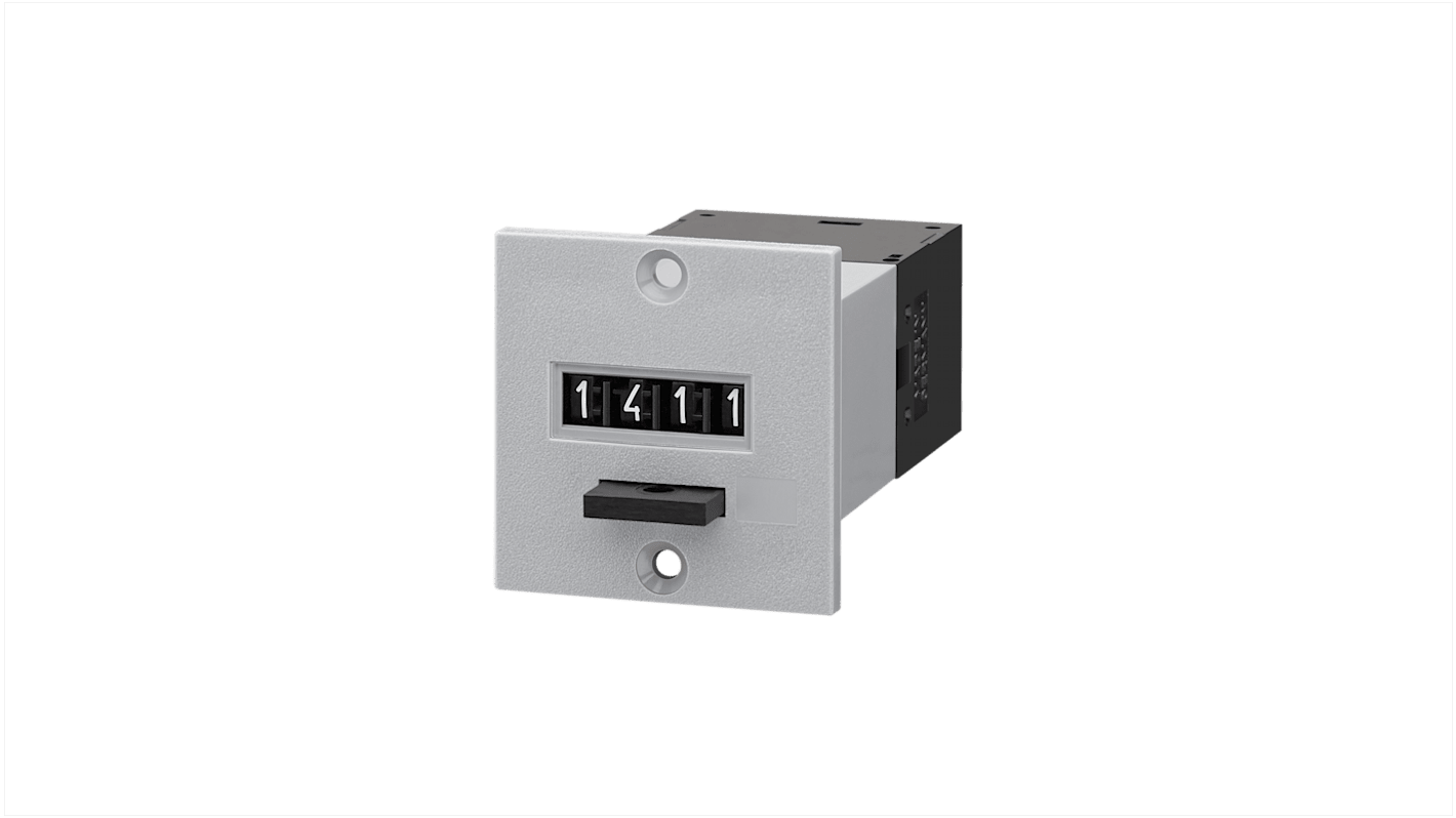 Contatore di impulsi elettromeccanico Kübler 1180210066, 4 cifre, 230 V c.a., robusto, per ambienti industriali.