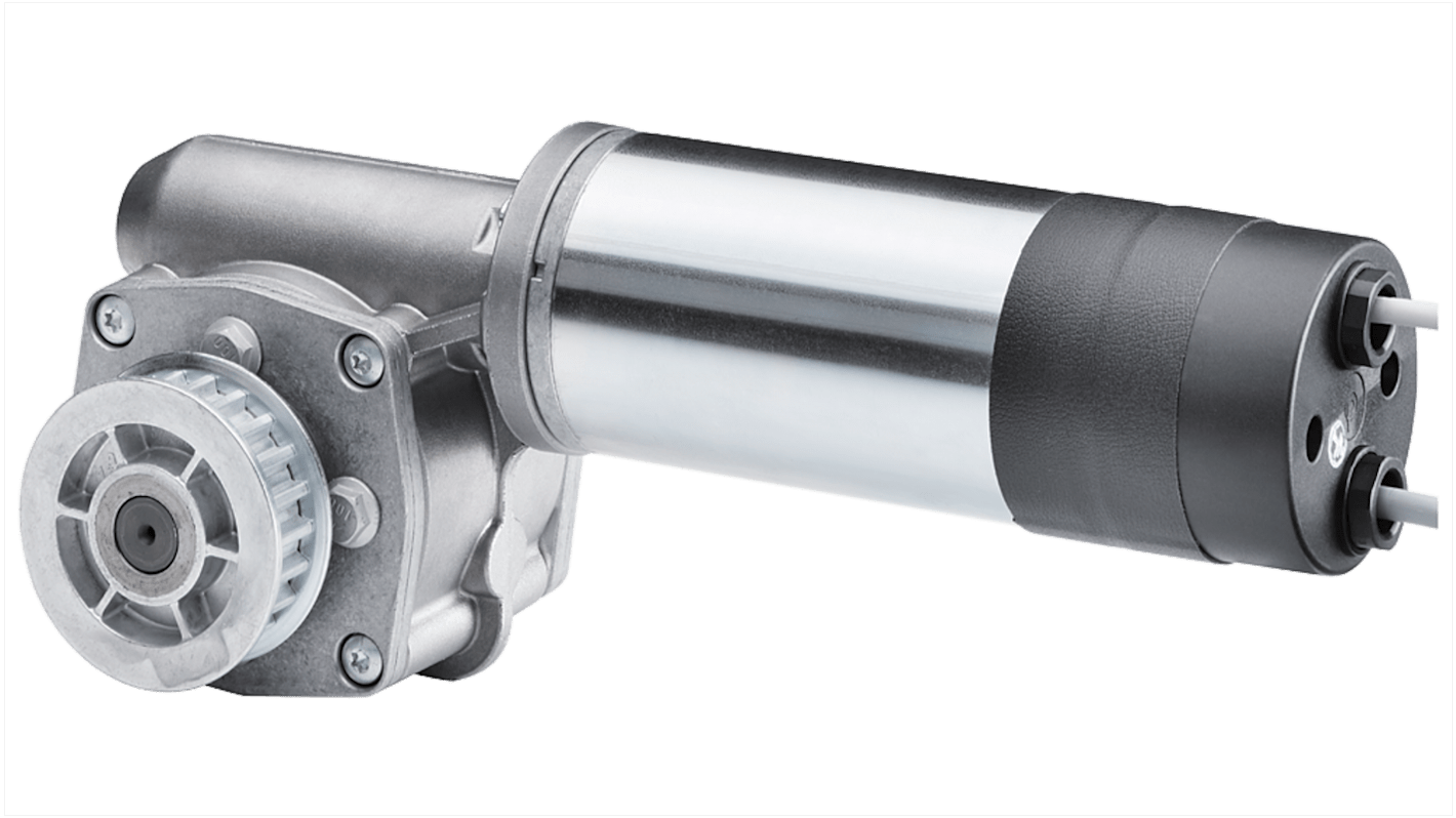 Motore c.c. Siemens 6FB1103-0AT11-3MC0, 30 V CC, 120 W, velocità 0,75 m/s, coppia massima 3 Nm.