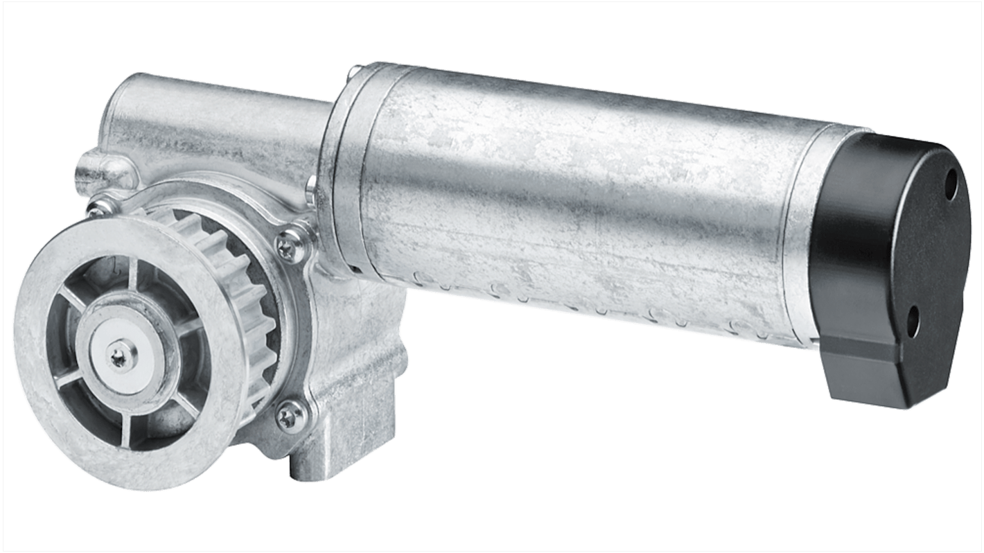 Motore c.c. Siemens 6FB1103-0AT11-5MA0, 24 V, 43 W, velocità 0,5 m/s, coppia massima 1,5 Nm.