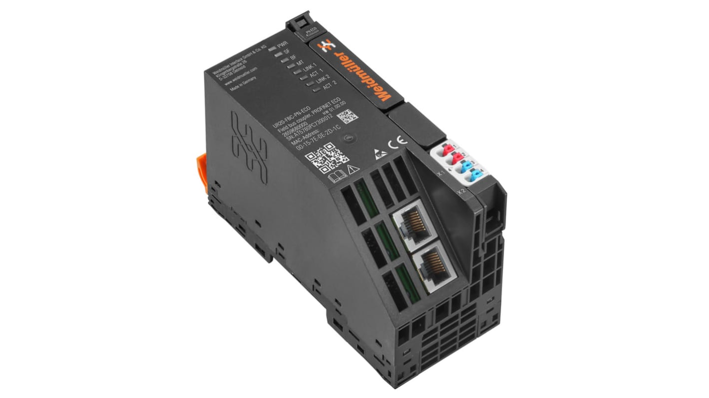 Accoppiatore Fieldbus I/O Remoto Weidmüller UR20 - 2659680000, IP20 con Design Modulare e Server Web Integrato. Ideale per I/O remoto.