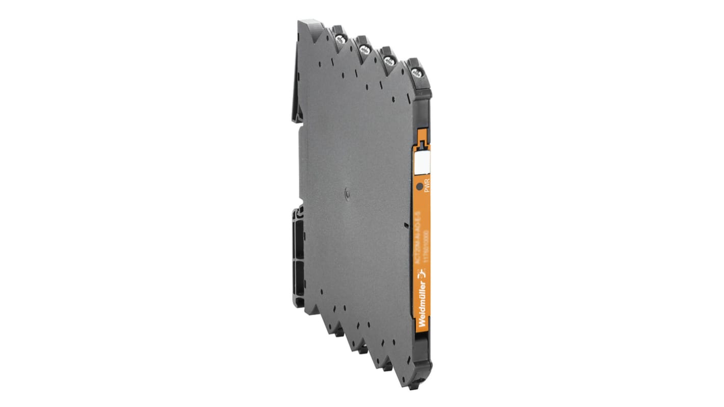 Weidmüller Convertitore di temperatura ACT20M, approvato ATEX e IECEx, installazione su guida CH20M, ingresso fino a 850°C, uscita 4-20mA.