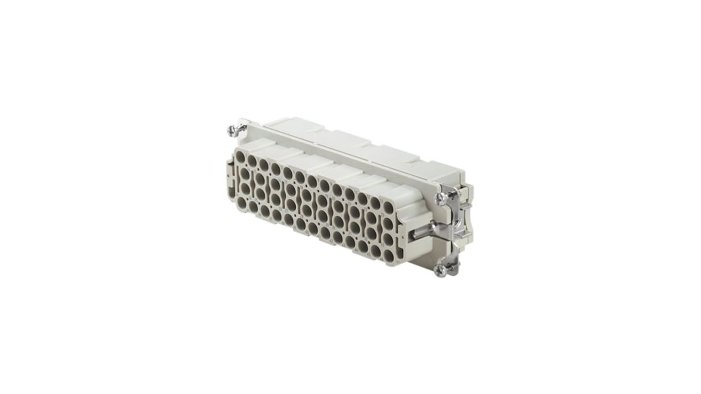 Presa connettore femmina Weidmüller HEE 46 poli 16A 500V per applicazioni industriali. Alta densità, sicurezza e prestazioni ottimali.