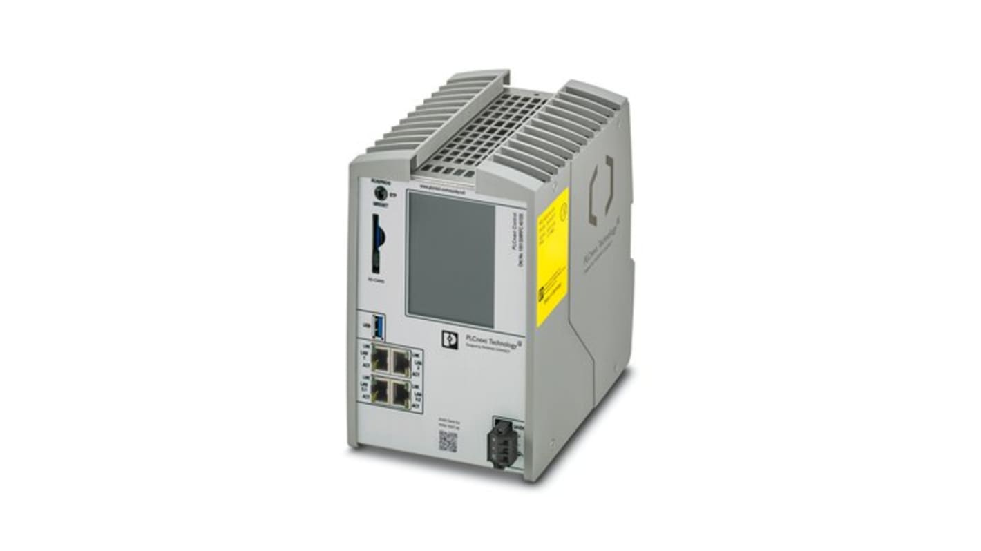 Controller di sicurezza Phoenix Contact 1051328, PLCnext Control, 24 V c.c., 4 porte Ethernet, PROFINET integrato.