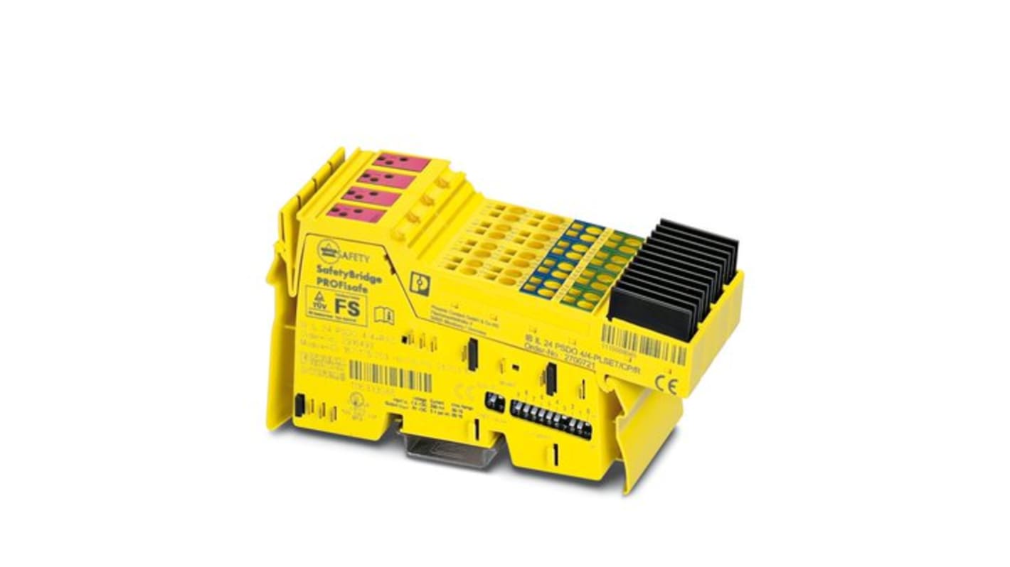 Phoenix Contact 2700804, modulo di uscita digitale di sicurezza con 4 uscite, compatibile con SafetyBridge e PROFIsafe.