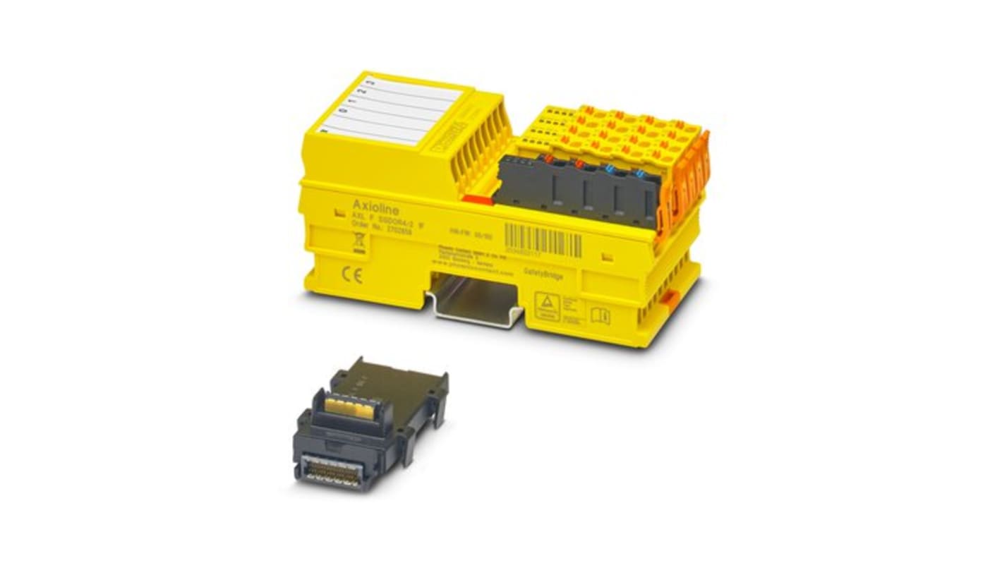 Modulo I/O Phoenix Contact 2702859 Axioline F, 24 V c.c., 2 ingressi, 2 uscite, 4 uscite a relè sicure, IP20.