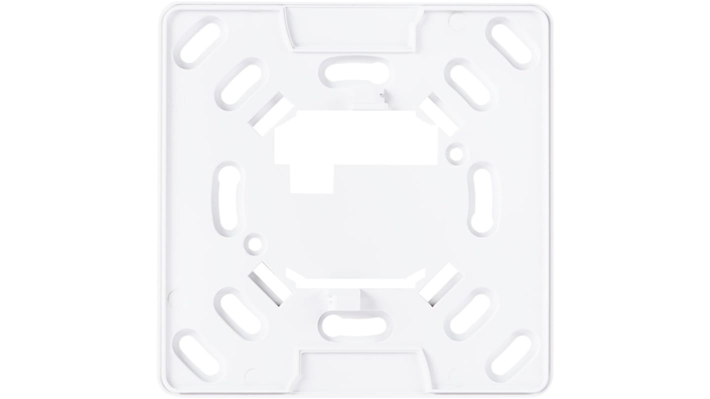 Piastra di montaggio Siemens S 258/12 per rivelatore di presenza, colore bianco, compatibile con UP 258D e scatole 4x4.