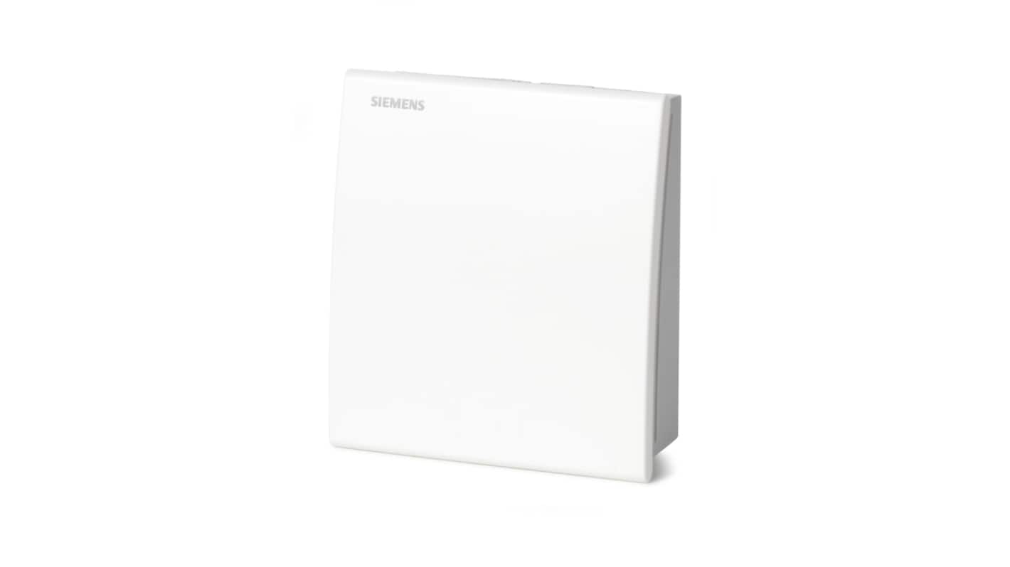 Sensore di temperatura ambiente Siemens QAA2061, montaggio a parete, dimensioni 100 mm x 90 mm.