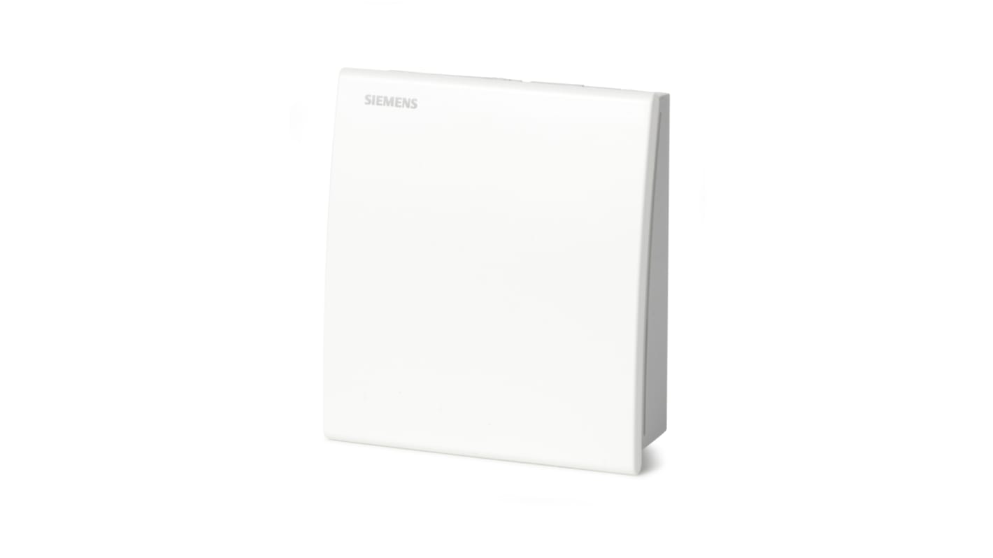 Sensore di temperatura ambiente Siemens QAA2071, montaggio a parete, dimensioni 100 mm x 90 mm.