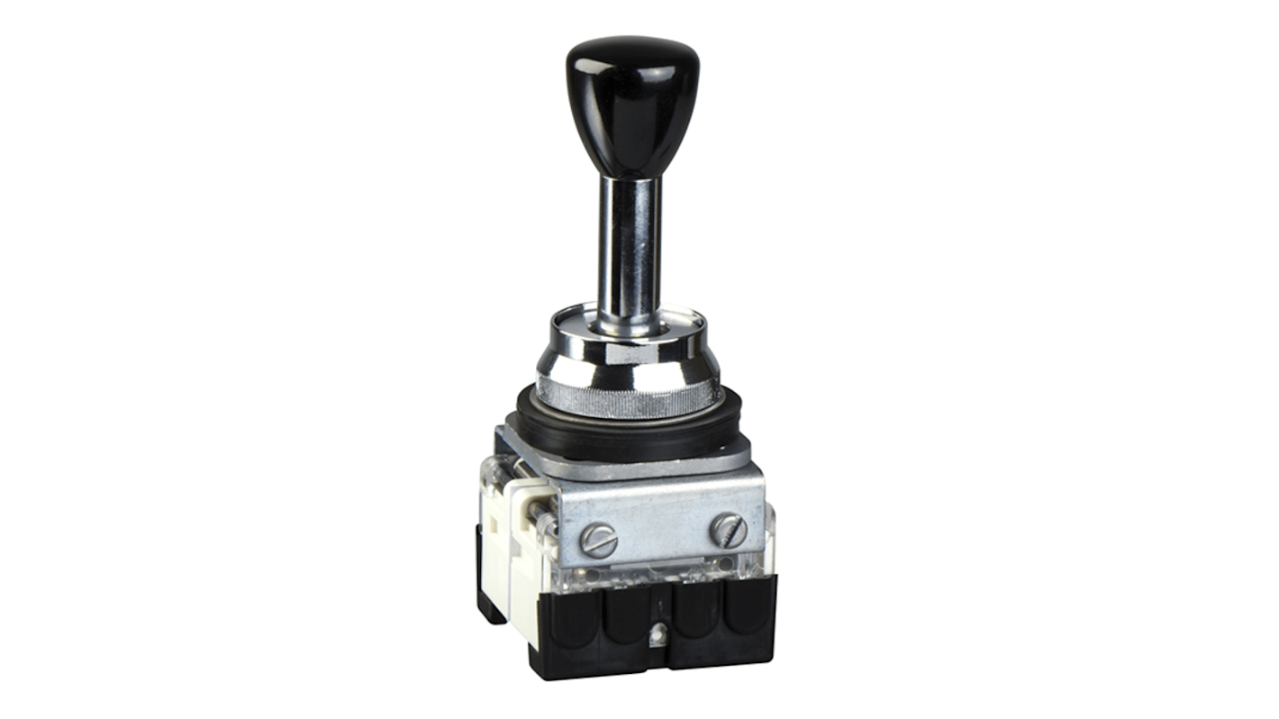 Joystick Schneider Electric XD2HL1111, diametro di montaggio 30 mm, 4 assi, ritorno a molla, protezione IP65.
