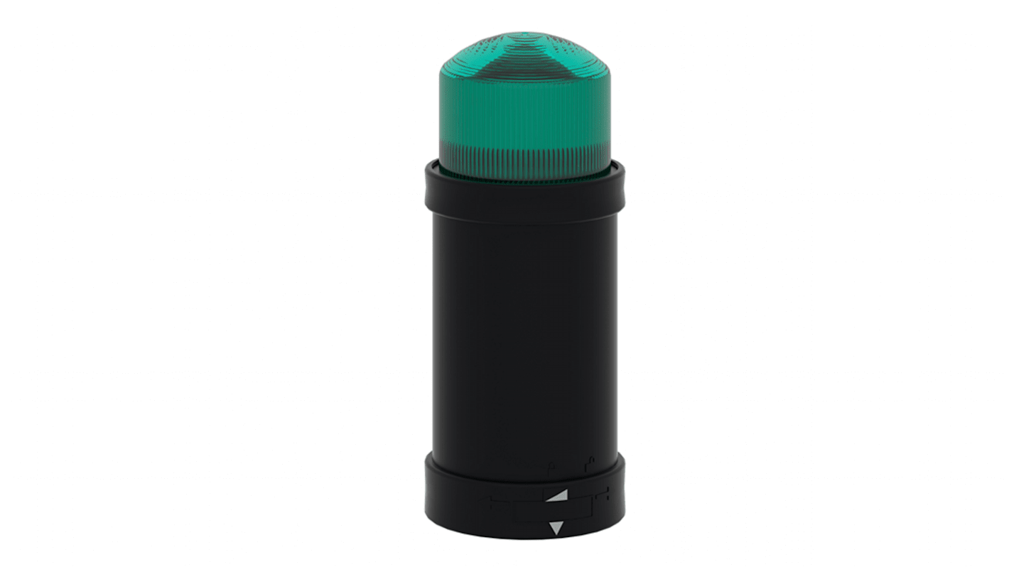 Torretta di segnalazione Schneider Electric XVBC6M3, lente verde, 230 V, montaggio a vite, diametro 70 mm, grado di protezione IP65/IP66.