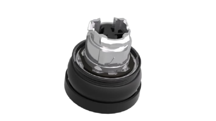 Pulsante Schneider Electric ZB4BC98005RA, diametro 22.5 mm, montaggio orizzontale, operatore blu chiaro, resistenza agli urti 30 gn.