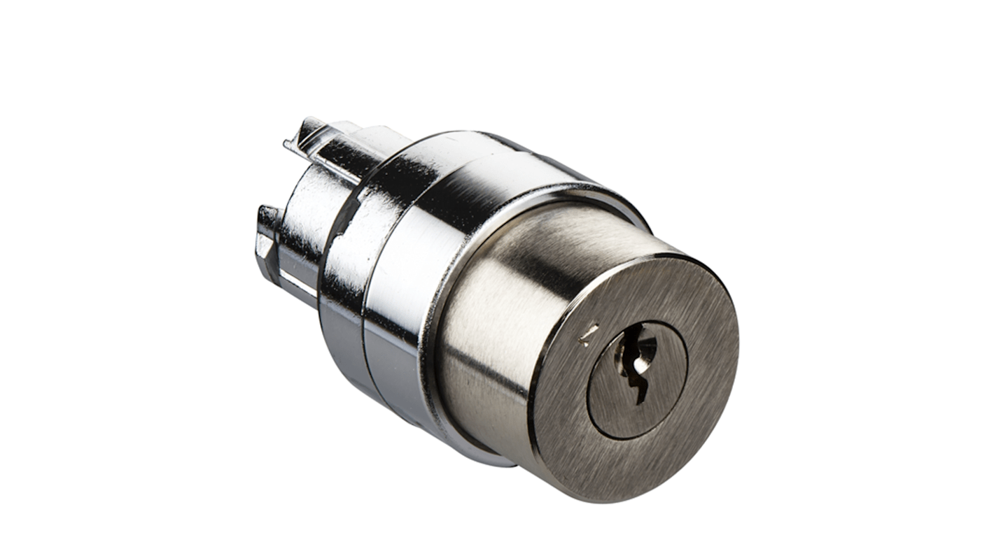 Pulsante rotativo BKS Schneider Electric, diametro di montaggio 22 mm, due posizioni, grado di protezione IP66/IP67, colore nero.
