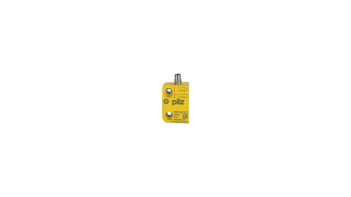 Interruttore di interblocco di sicurezza Pilz 506401, grado di protezione IP67, per collegamenti elettrici sicuri nei sistemi di sicurezza.