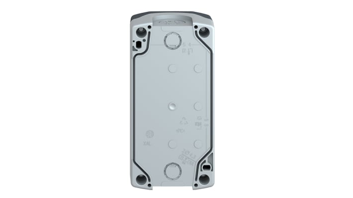 Interruttore stazione di controllo Schneider Electric XALD326, con tre pulsanti a filo e protezione IP66/IP69K, attuazione a molla.
