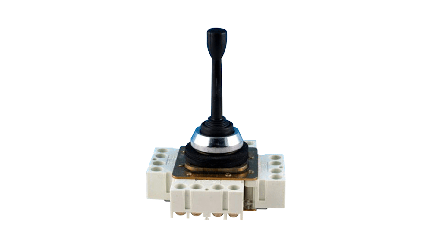 Joystick Schneider Electric XD2CC3030 con ritorno a molla, 2 assi, montaggio da 30 mm, grado di protezione IP65.