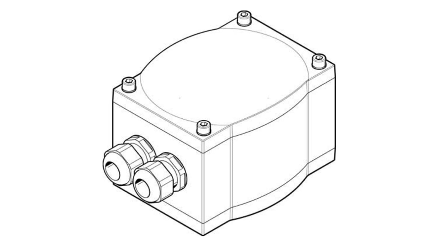 Interruttore pneumatico Festo SRAP, design angolare, tensione 15-30V, grado di protezione IP65, approvazione RCM.