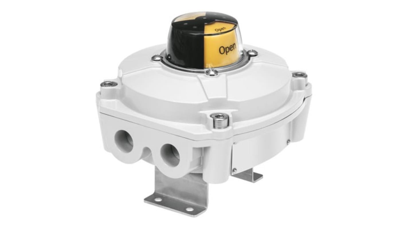 Interruttore pneumatico Festo SRBE, NC, con uscita NAMUR, grado di protezione IP67, per applicazioni in Zone 1 e 2.